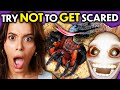 Try Not To Get Scared - Head To Head Challenge! (Spiders, Jump Scares, Weird Animals) | REACT