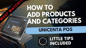 HOW TO ADD PRODUCTS AND CATEGORIES IN UNICENTA POS...