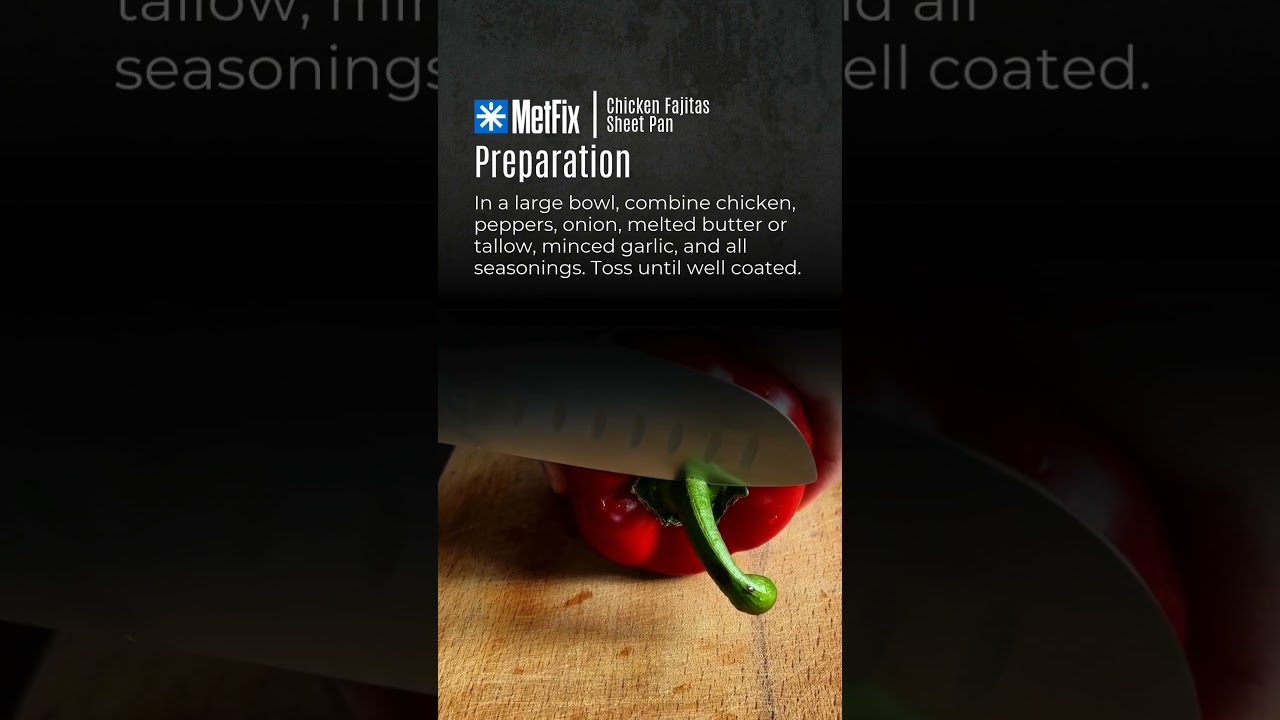 Chicken Fajitas Sheet Pan