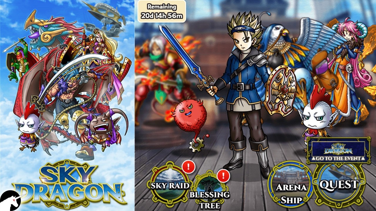 SKY DRAGON Guild Battles gameplay