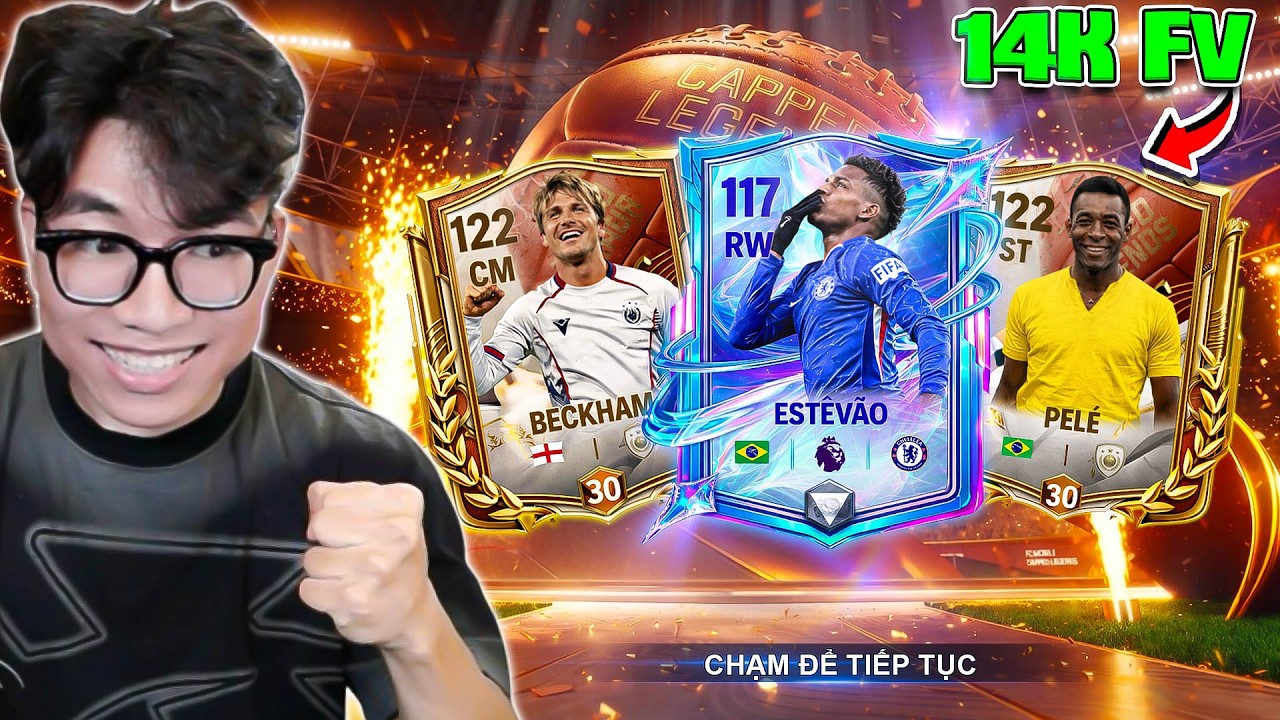 BI HUỲNH TRỞ LẠI FC MOBILE DÙNG 14K FV MỞ KHÓA TẤT CẢ CẦU THỦ NÂNG OVR 123