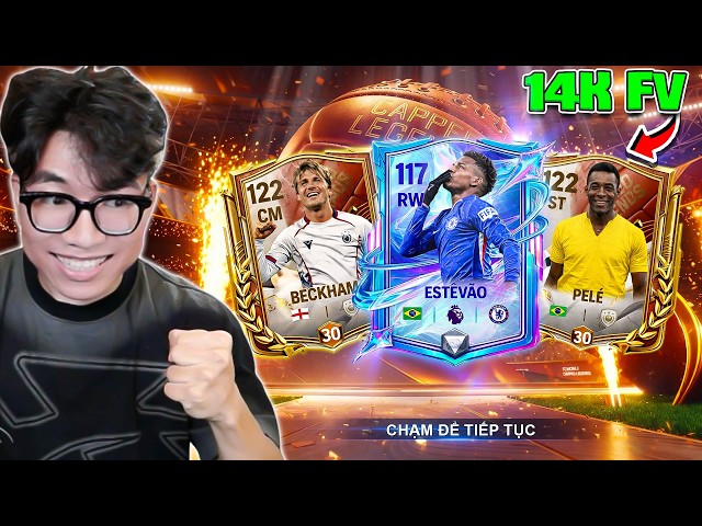 BI HUỲNH TRỞ LẠI FC MOBILE DÙNG 14K FV MỞ KHÓA TẤT CẢ CẦU THỦ NÂNG OVR 123