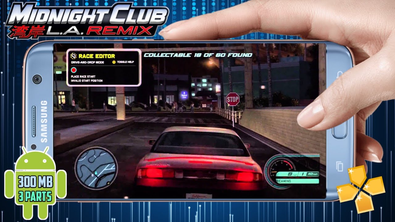 How to download Midnight Club - L. A. Remix in Android PSP | With Proof |  Hindi | Mr Saffron | دیدئو dideo