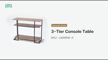 LINSY HOME LS208N2-A Console Table Instruction