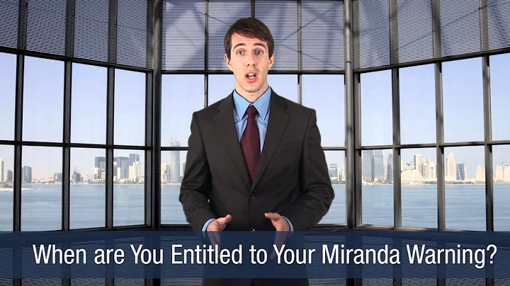 Field Law Office, LLC - When are You Entitled to Your Miranda Warning?