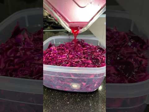 1 Günde Mor Lahana Turşusu 💜 Маринованная красная капуста за 1 день