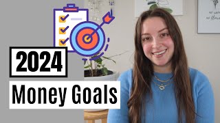 My 2024 Money Goals | 401(k), Net worth, Income, Savings