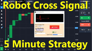 Robot cross signal 5 minute trading strategy | best quotex strategy