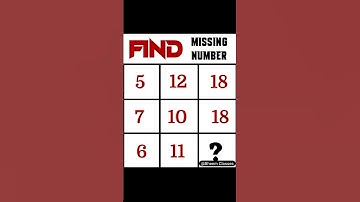 Find the missing number| math quiz #maths #shorts #mathsquiz #missingnumber #ytshorts