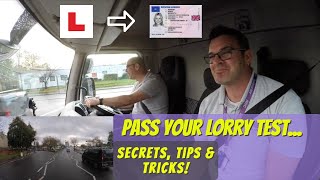 How to PASS your Lorry driving test Secrets, Tips & Tricks!