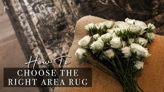 How to Choose the Right Area Rug for Your Space (Size, shape, materials, and more!)
