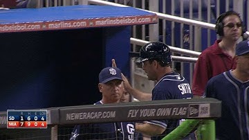 SD@MIA: Alonso lines a double for Padres