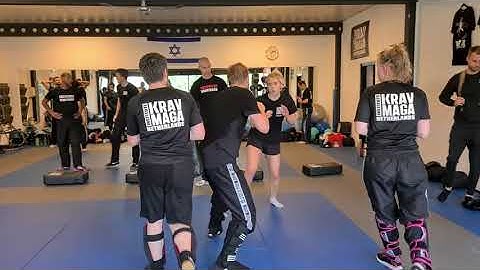 KRAV MAGA P2 multiple attacker drill