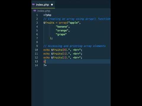 🔍 Learn PHP arrays with array()! 📚 Master the basics of arrays in PHP # ...