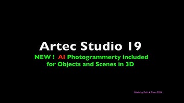 Artec Studio 19 - AI Photogrammetry