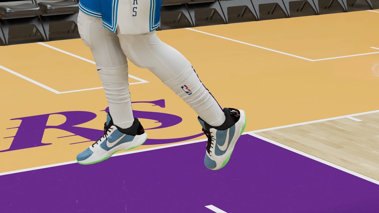 Kobe 5 Anthony Davis PE NBA 2k21 Shoe Creator - YouTube