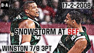 Snowstorm 'PANATHINAIKOS' DEMOLISHES SEF | Olympiacos - Panathinaikos 64-82 | 17.02.2008