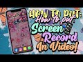 HOW TO PUT SCREEN RECORDING INTO YOUR VIDEOS 2020💕🦋✨