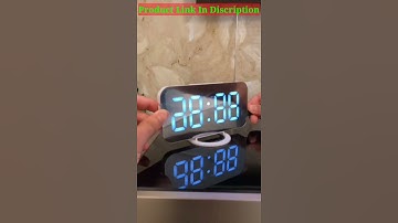 Smart Home Gadgets | LED Alarm Clock With USB Ports | Best Home Gadgets || #smartgadgets #shorts