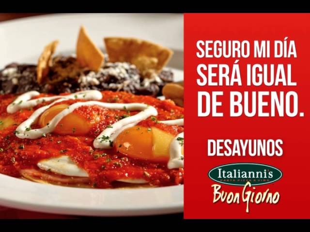 Desayunos en Italiannis - YouTube