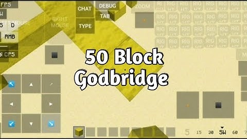 Godbridge On Pojavlauncher 50 blocks [Mobile/PojavLauncher]