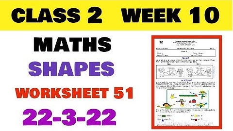 Class 2 Maths Week 10 worksheet 51 Maths सप्ताह 10 उत्तरसहित  class 2 Reading Campaignweek 10