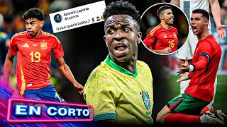 ESPAÑA le RESPONDE a VINICIUS | Rompen RACHA de PORTUGAL; CR7 se ENOJA | YAMAL conquista al BERNABÉU by Cracks 209,540 views 2 days ago 3 minutes, 20 seconds