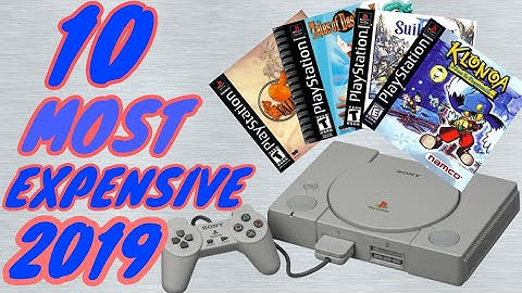 Top 10 Most Expensive PS1 Games in 2019