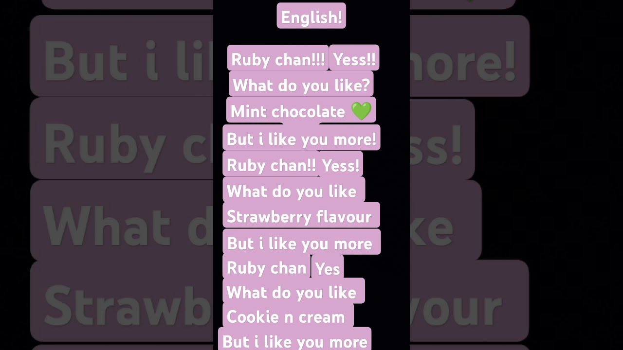 Ruby Chan Hai English 