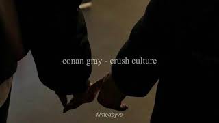 conan gray - crush culture (𝙨𝙡𝙤𝙬𝙚𝙙 + 𝙧𝙚𝙫𝙚𝙧𝙗) Resimi