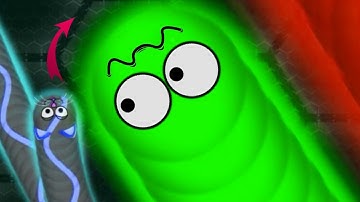 Wormate.io Luckiest Tiny Worm Hack? Trapping Giant Pro Worms Wormateio Epic Trolling Gameplay