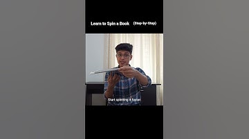 How I Learned to Spin a Book on My Finger (You Can Too!) #shorts