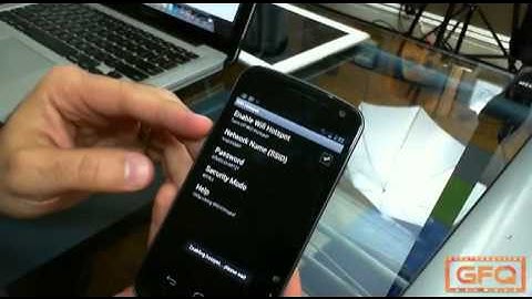 Galaxy Nexus for Verizon Tip / Trick : Mobile Wifi Hotspot and Tethering App