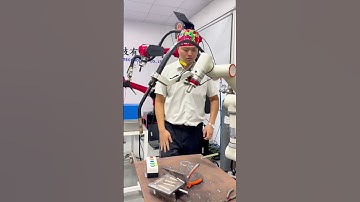 Collaborative welding robot.#industrial #robot #welding #stamping #machine #polish