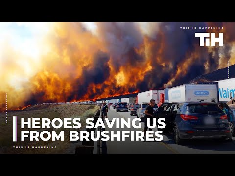 Heroes saving us from brushfires.