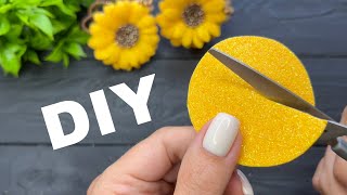 Цветы из глиттерного фоамирана Glitter foam sheet craft ideas