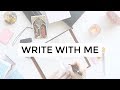 Write With Me // writing fiction