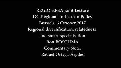 ERSA Smart Specialisation