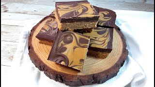 NoBake Chocolate Peanut Butter Bars | Easy Recipe