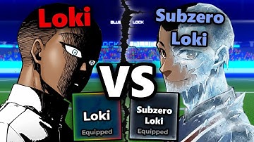 Subzero Loki VS Regular Loki (UNFAIR MATCH) | Blue Lock Rivals