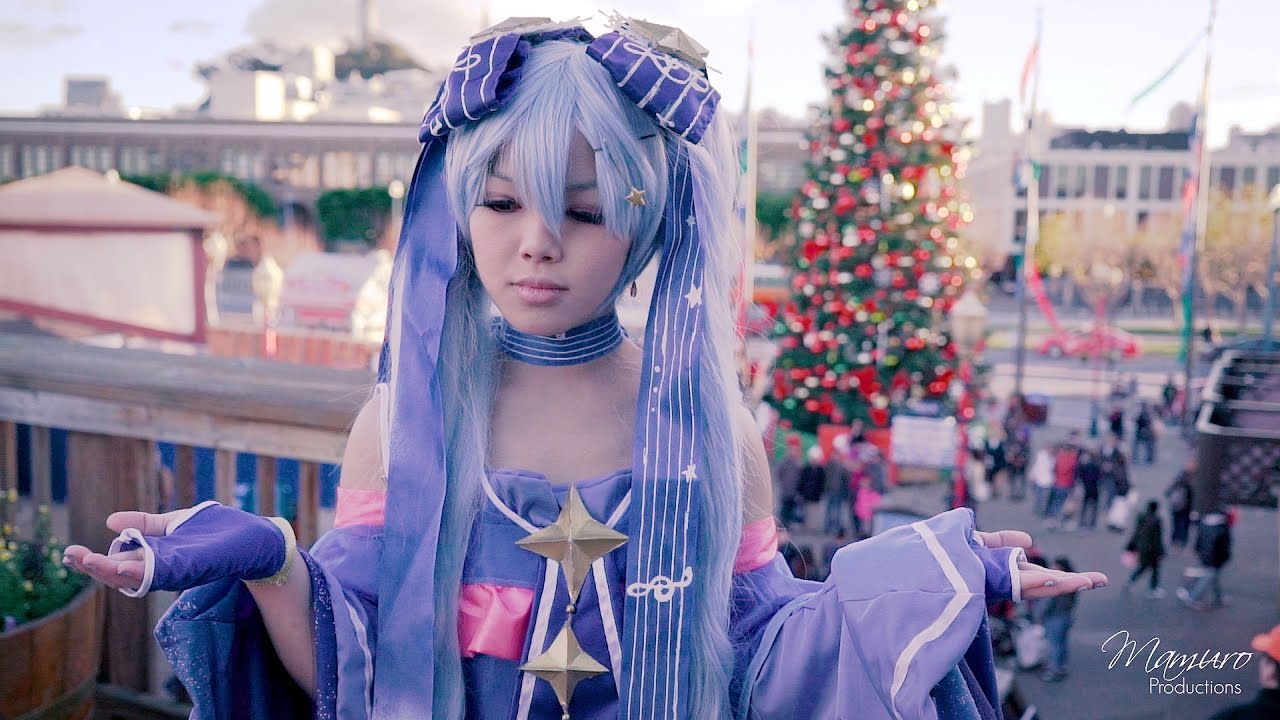 Hatsune Miku Merry Christmas Snow Miku Cosplay 17 Youtube