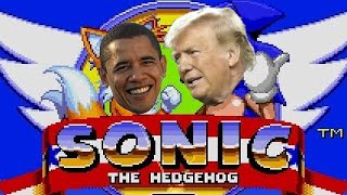 Presidents Play Sonic the Hedgehog 2 (2 Player VS)