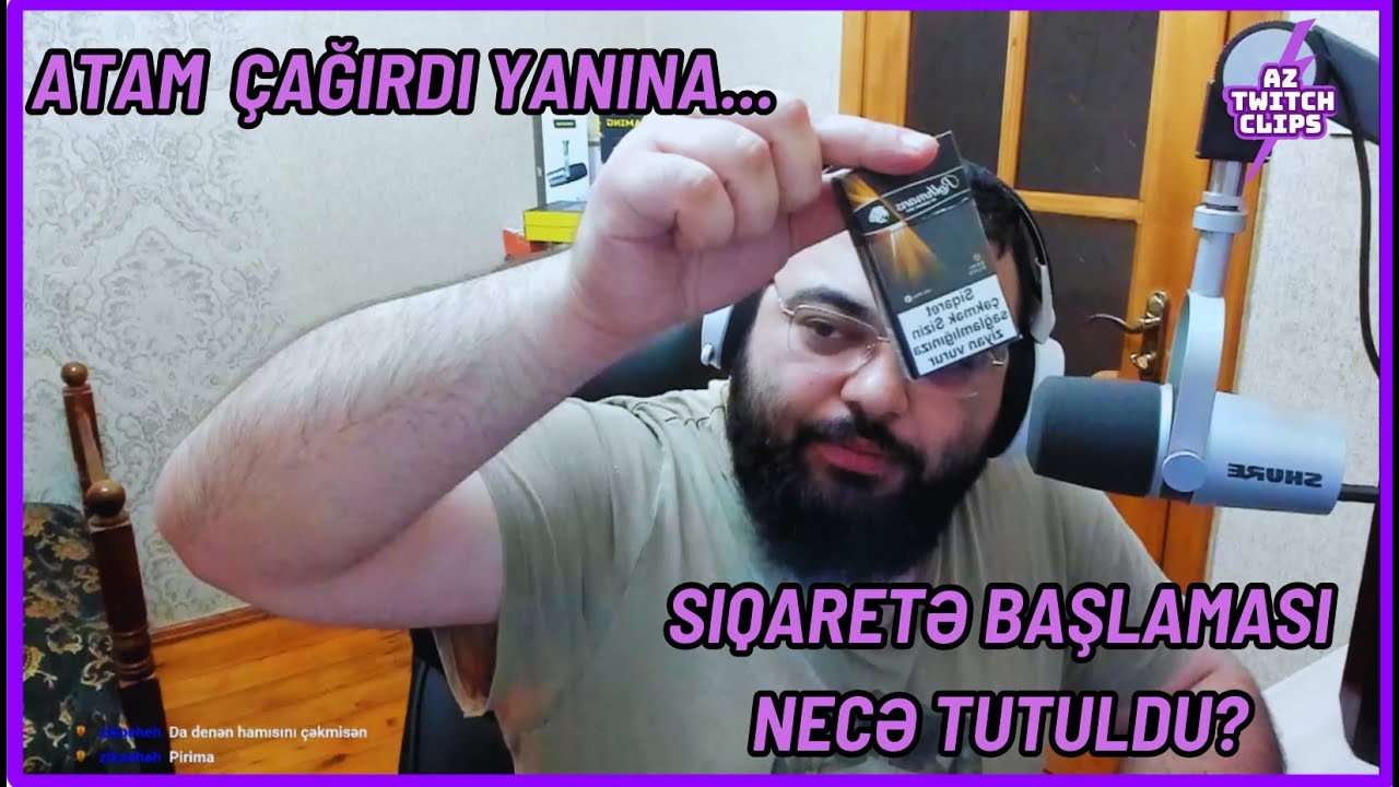 Vüqar İmanov Siqaretə başlaması,Tutulması haqqında danışır! (@imanovstwitch)