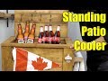 How to Make a Standing Patio Cooler (Ice Chest) for BBQ Season | Woodworking Project