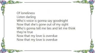 Keith Richards - Love Overdue Lyrics