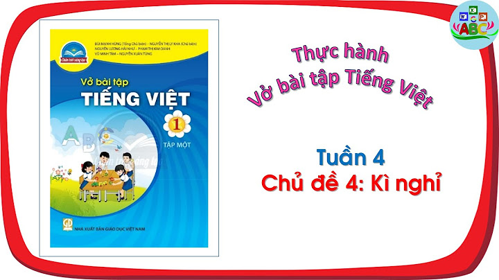 Sách vở bài tập tiếng việt lớp 1 năm 2024