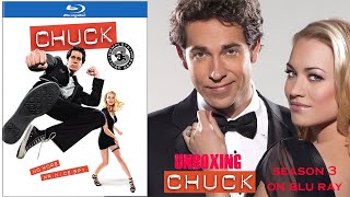 Chuck Season 3 on Blu Ray (Unboxing and Review) (Zachary Levi)