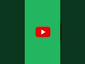 YouTube Logo Animation with Green Screen πΏ