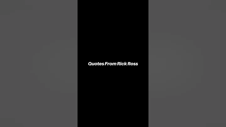 Why Does Rick Ross Have The Worst Lyrics ?