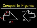 How To Find The Area of Composite Figures With Triangles - Math